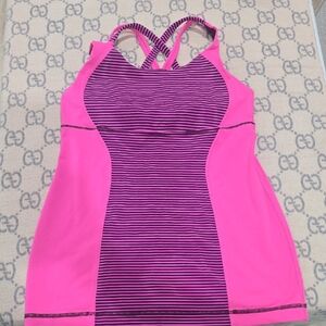 lululemon athletica Pink and Purple One-Piece Swimsuit